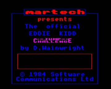 Eddie Kidd Jump Challenge (1985)(Software Communications) screen shot title